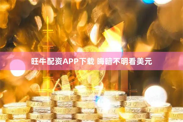 旺牛配资APP下载 晦暗不明看美元