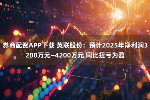 券商配资APP下载 英联股份：预计2025年净利润3200万元—4200万元 同比扭亏为盈